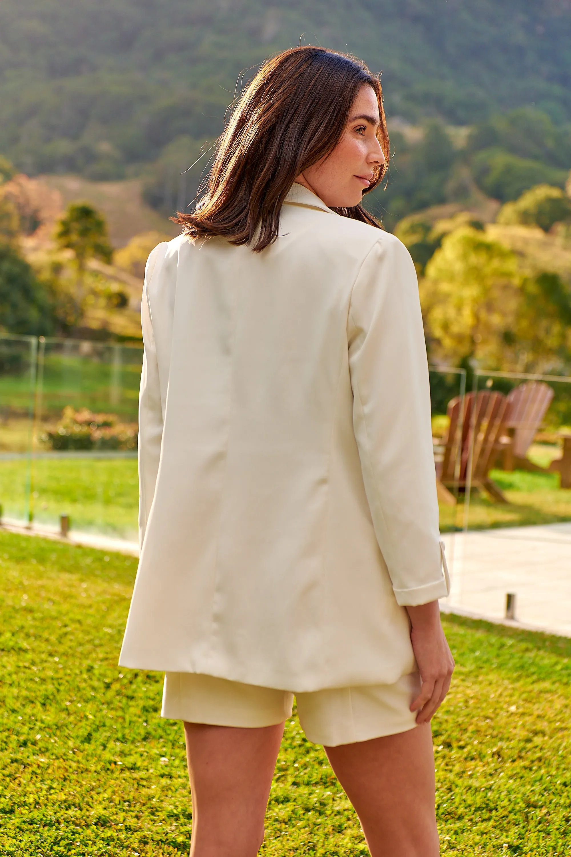 White Blazer