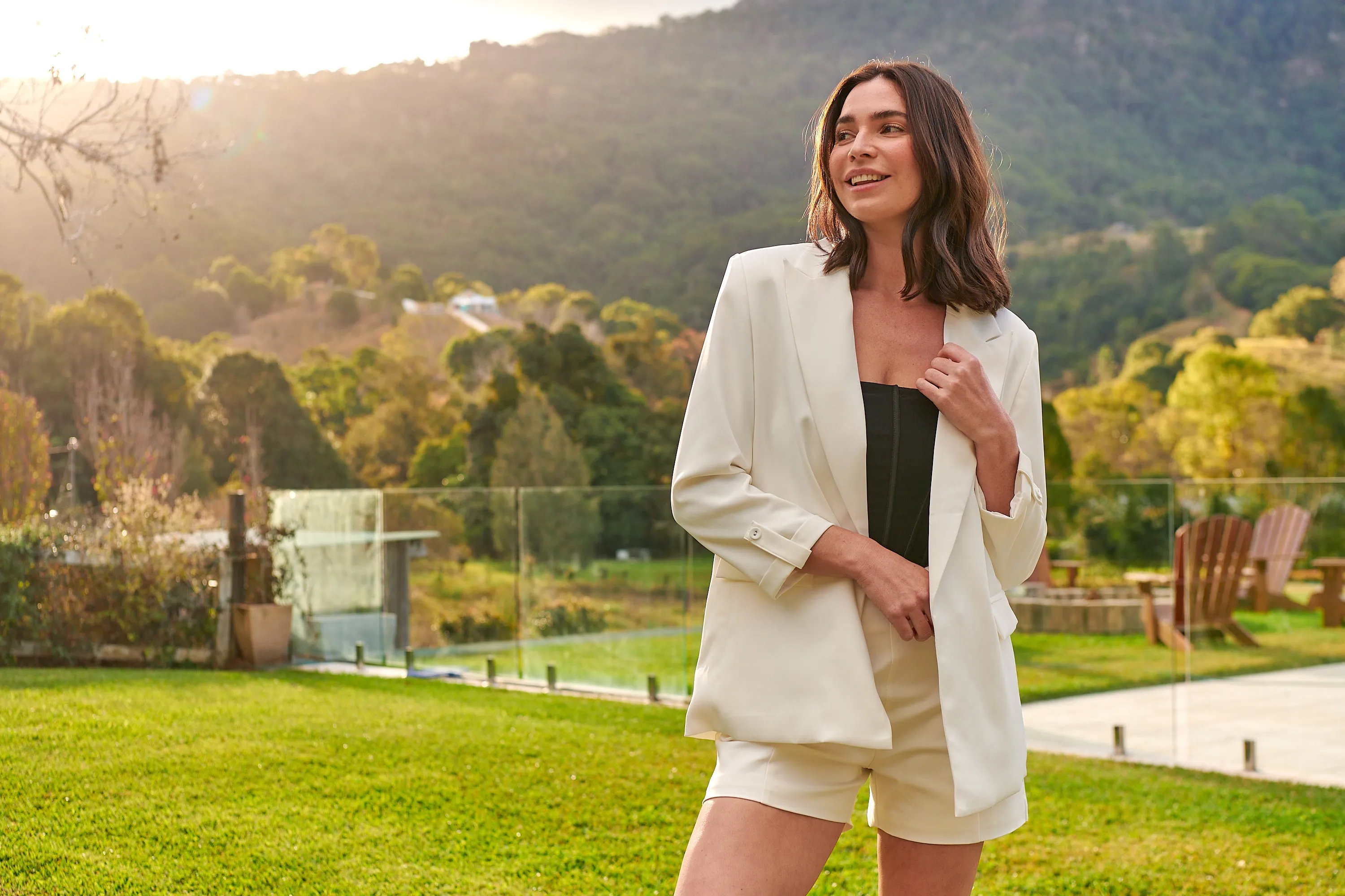 White Blazer