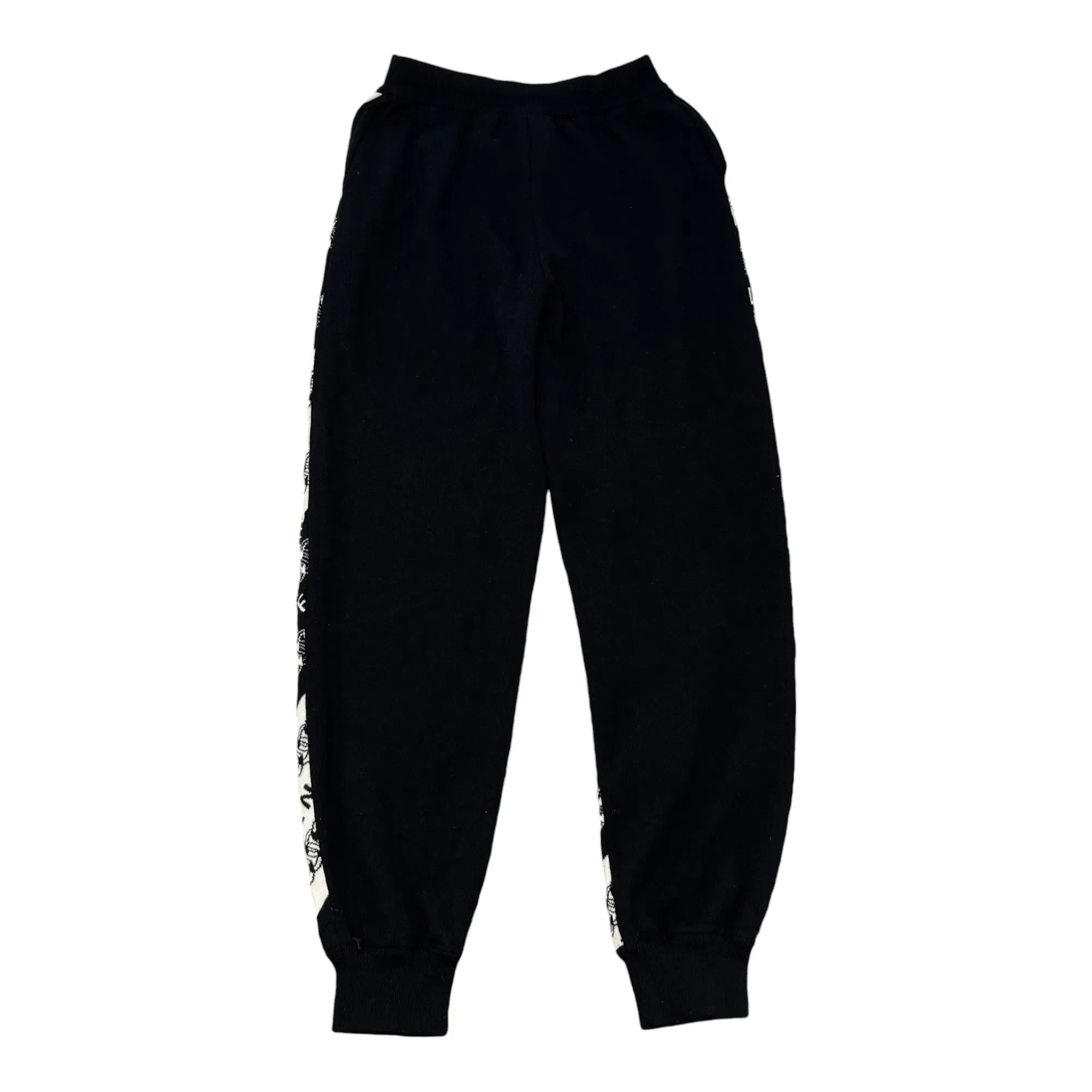 Women's Chain Logo-Print Joggers Black Size S