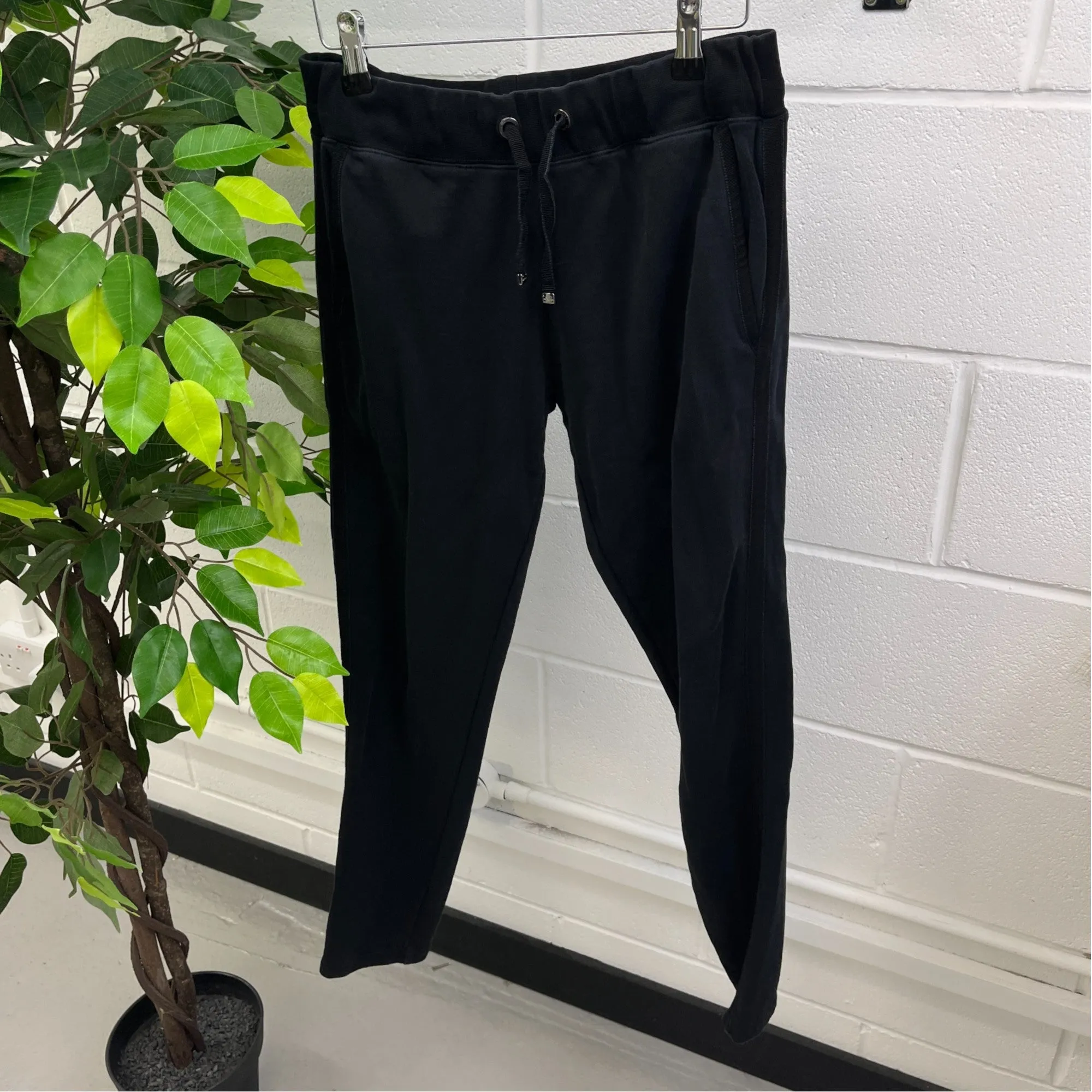 Women's Plain Joggers Black Size S