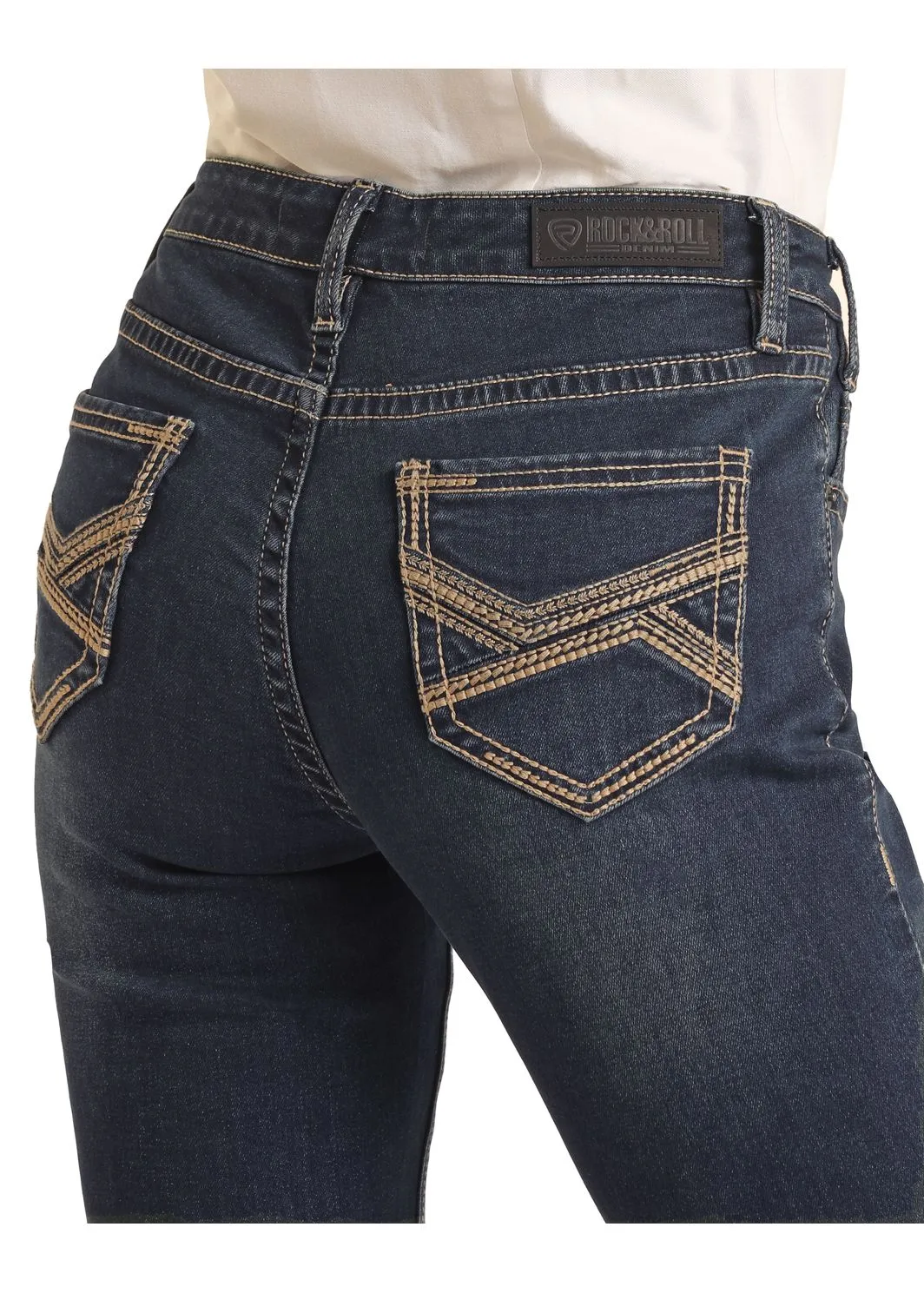 Women's Rock & Roll Petal Stitch Riding Jean