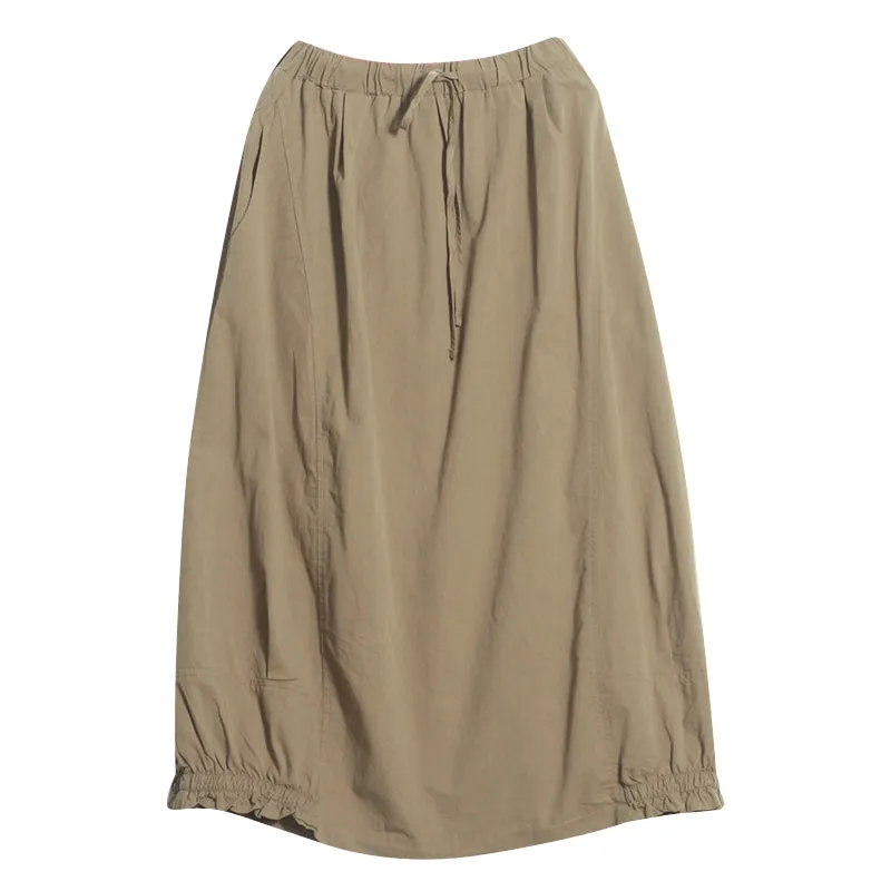 Women's Skirts Summer Cotton Skirt  GU98409