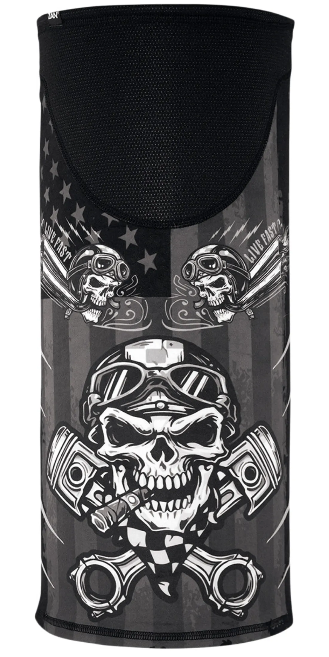 Zan "Windproof" Biker Skull "Motley" Tube